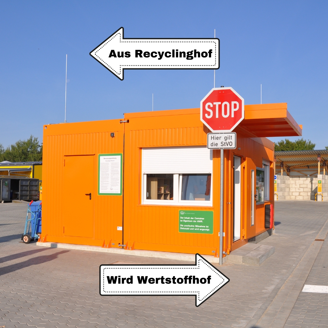 Container von unserem Wertstoffhof