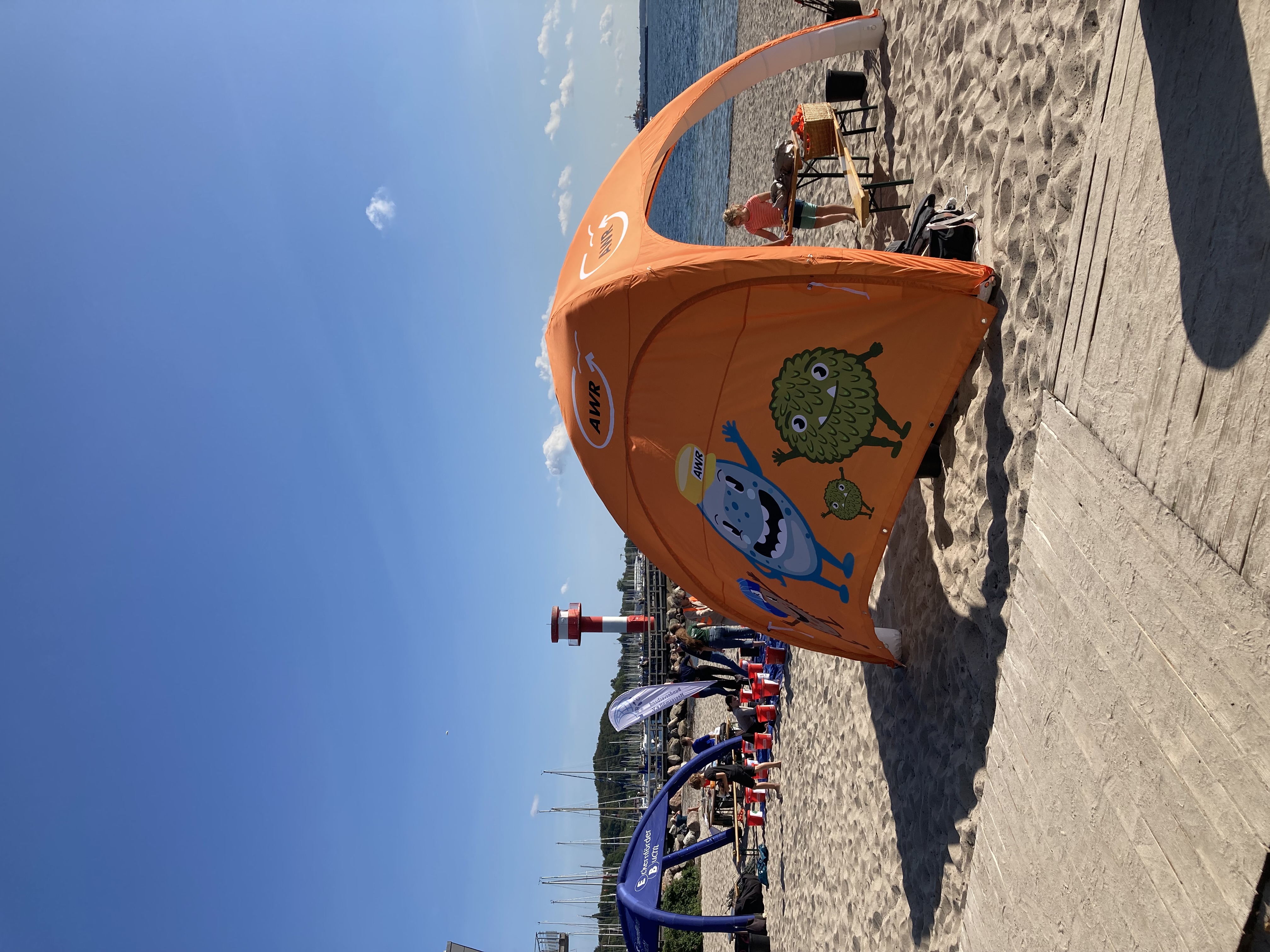 AWR-Event-Zelt am Strand