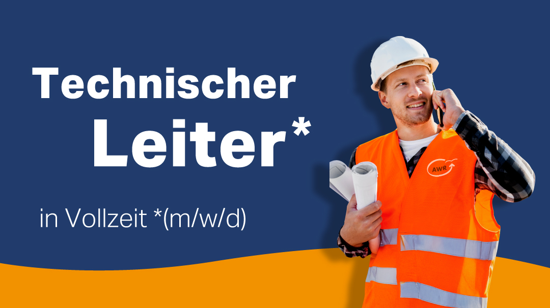 Technische Leitung (m/w/d) für unser Abfallwirtschaftszentrum gesucht