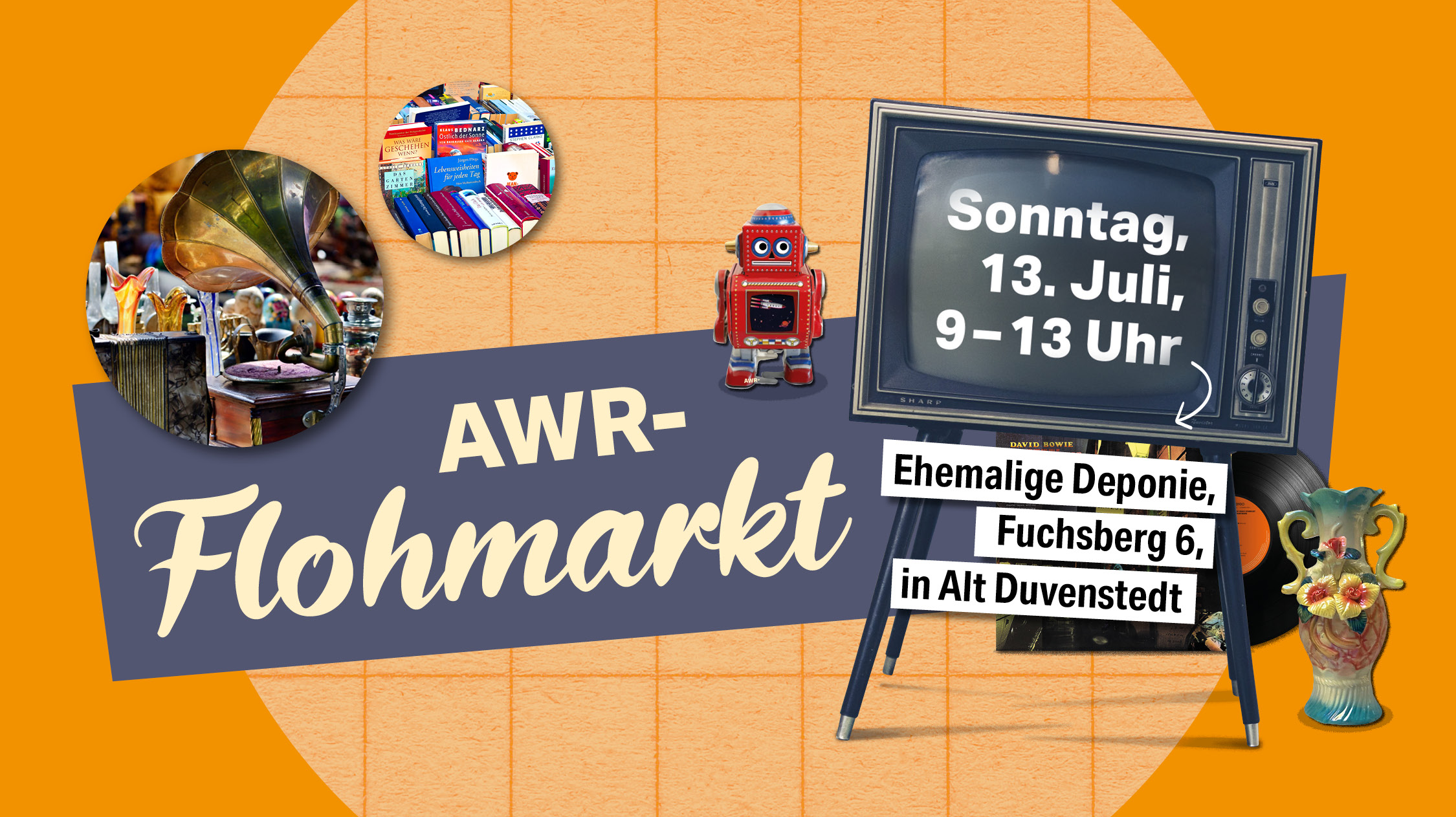 AWR-Flohmarkt am 13. Juli