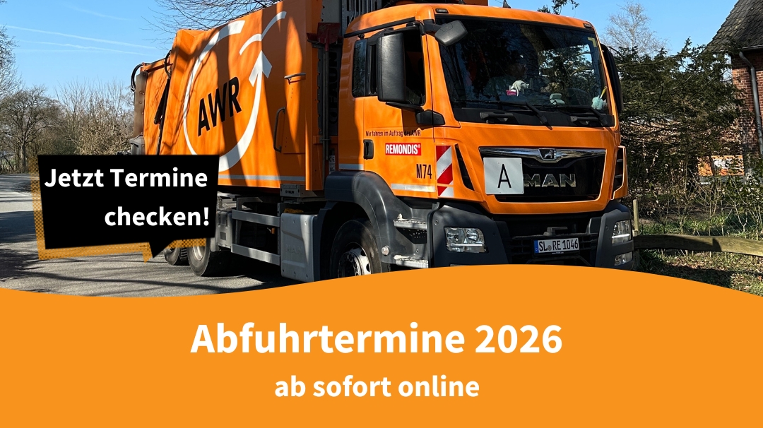 Die neuen Abfuhrtermine für 2026 sind da