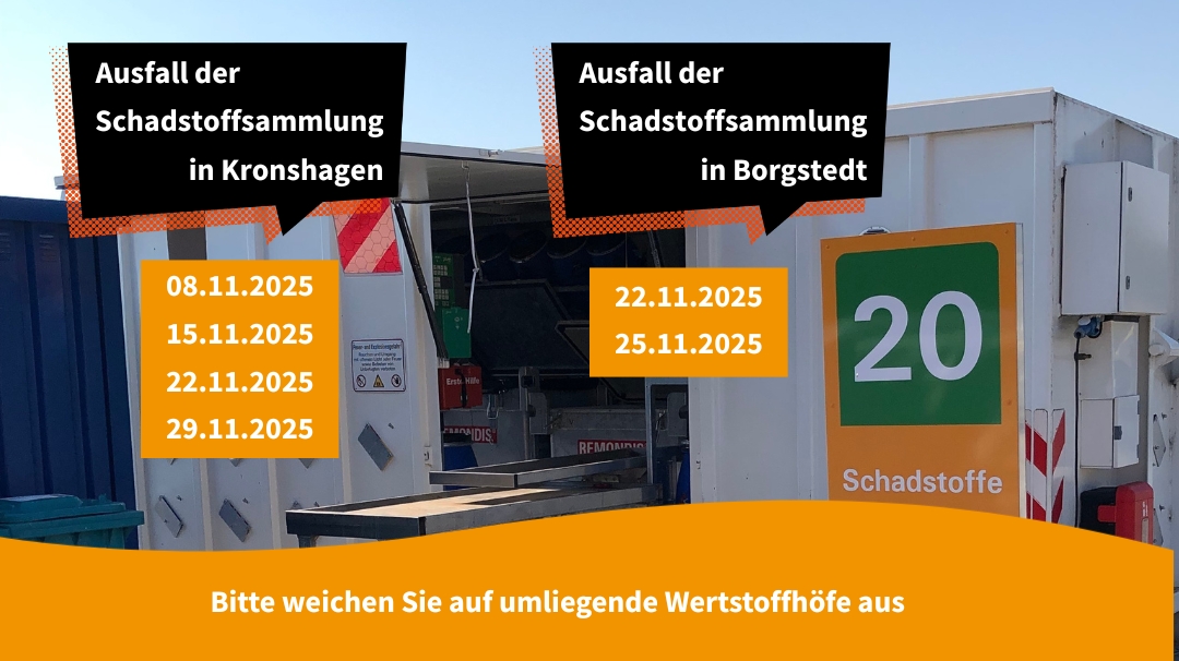 Keine Schadstoffannahme 