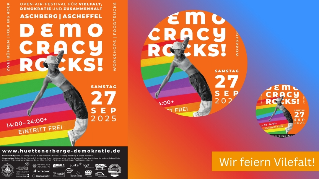 1. DEMOCRACY ROCKS! Festival auf dem Aschberg! 