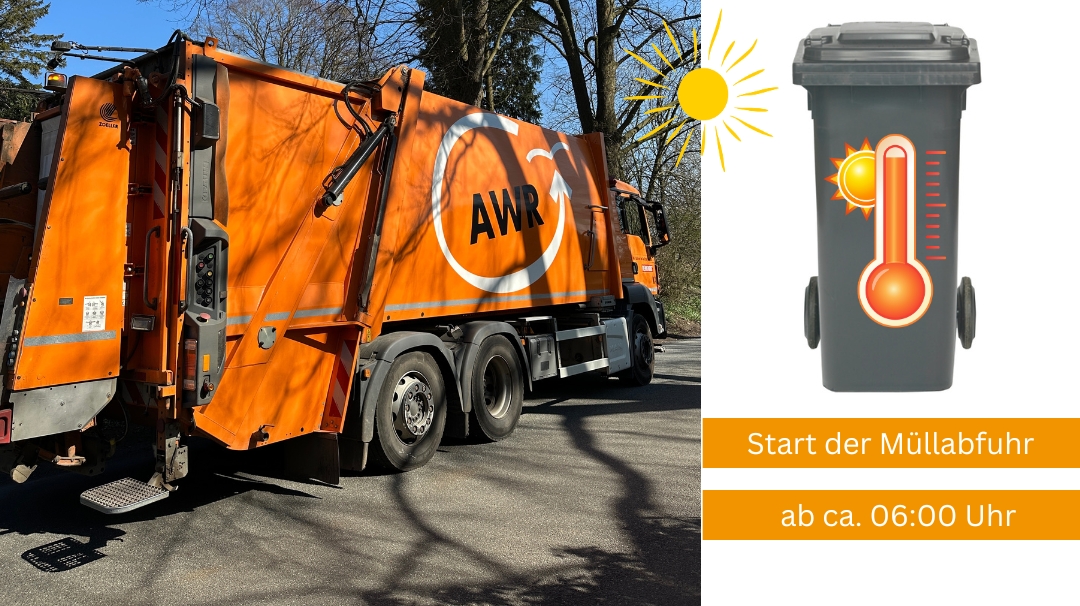 Früher Start der Müllabfuhr