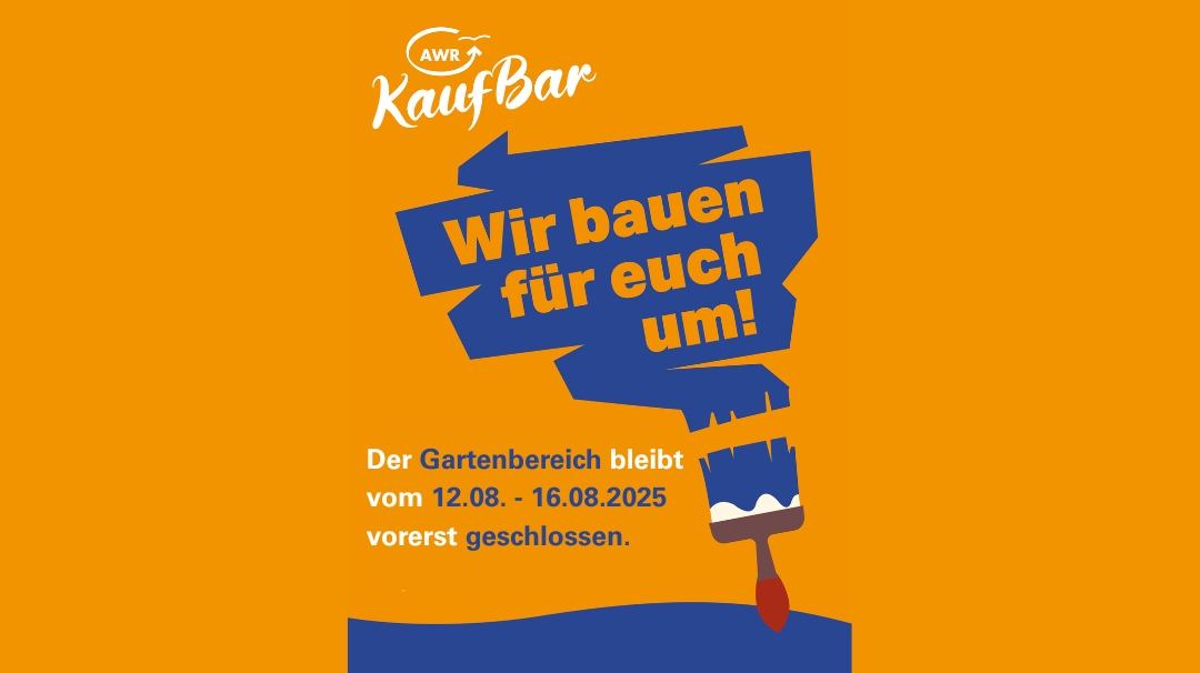 Schließung des Gartenbereichs 