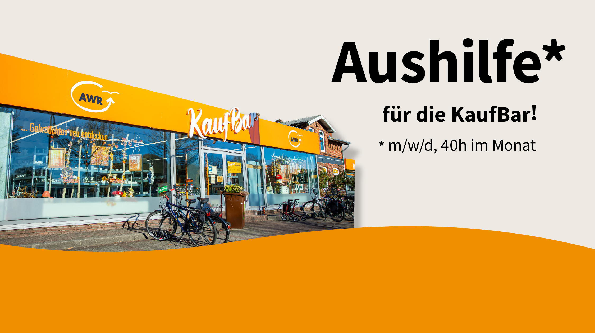 Wir suchen: