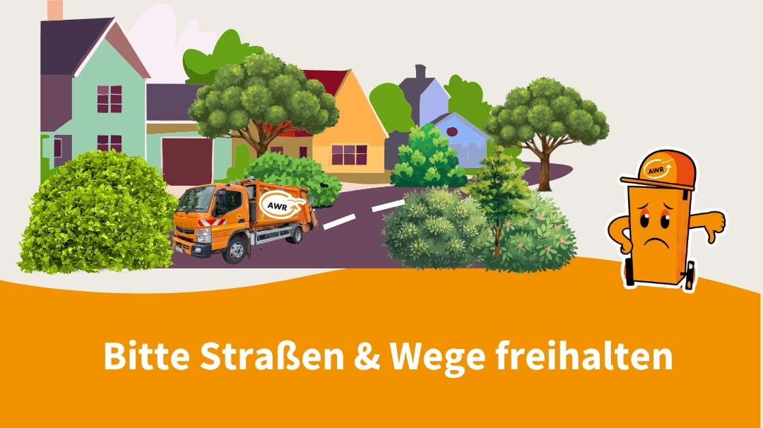 Bitte Straßen freihalten 