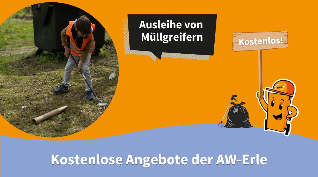 Ausleihe von Müllgreifern