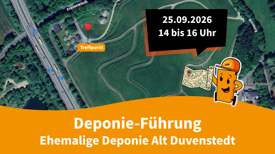 Deponie-Führung über ehemalige Deponie Alt Duvenstedt 