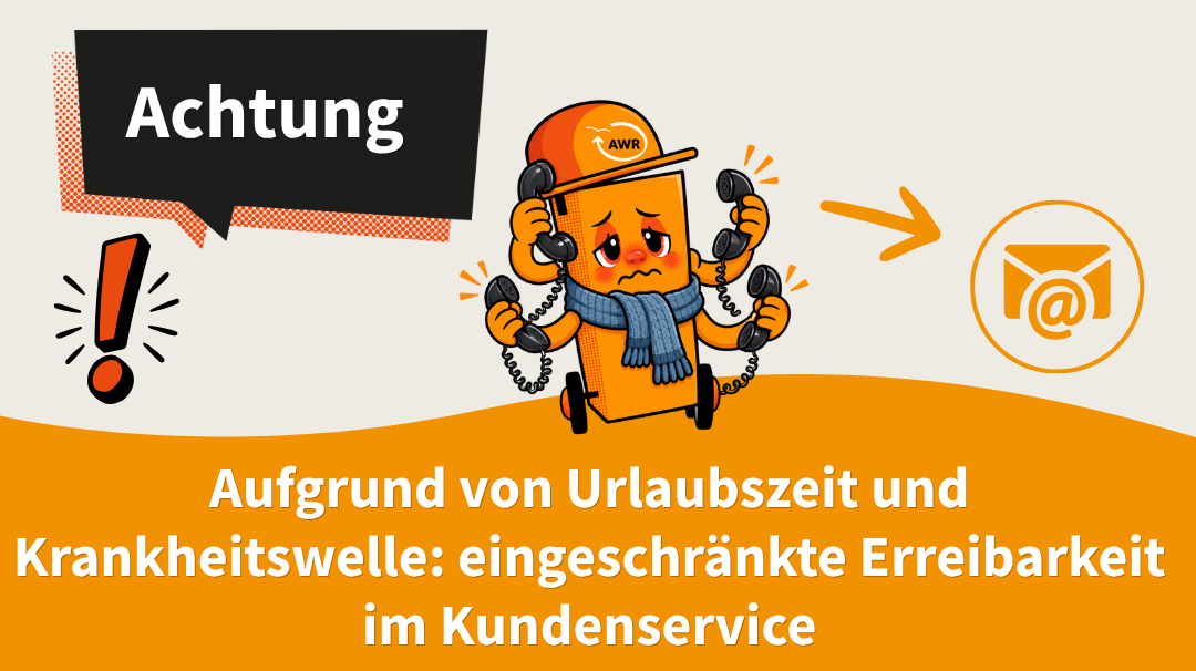 Eingeschränkter Kundenservice KW 43