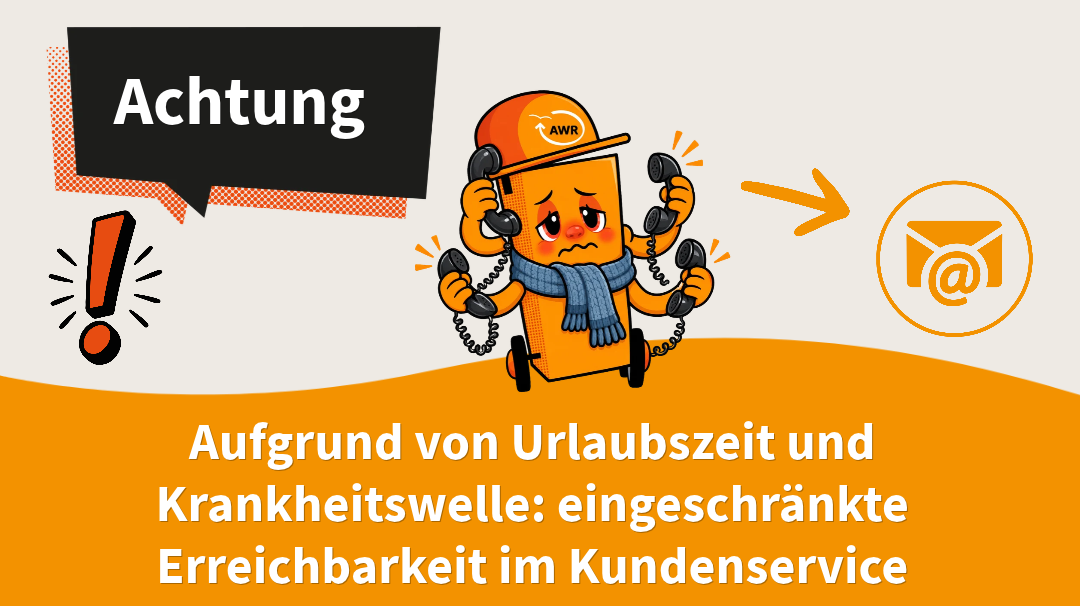 Eingeschränkter Kundenservice KW 43