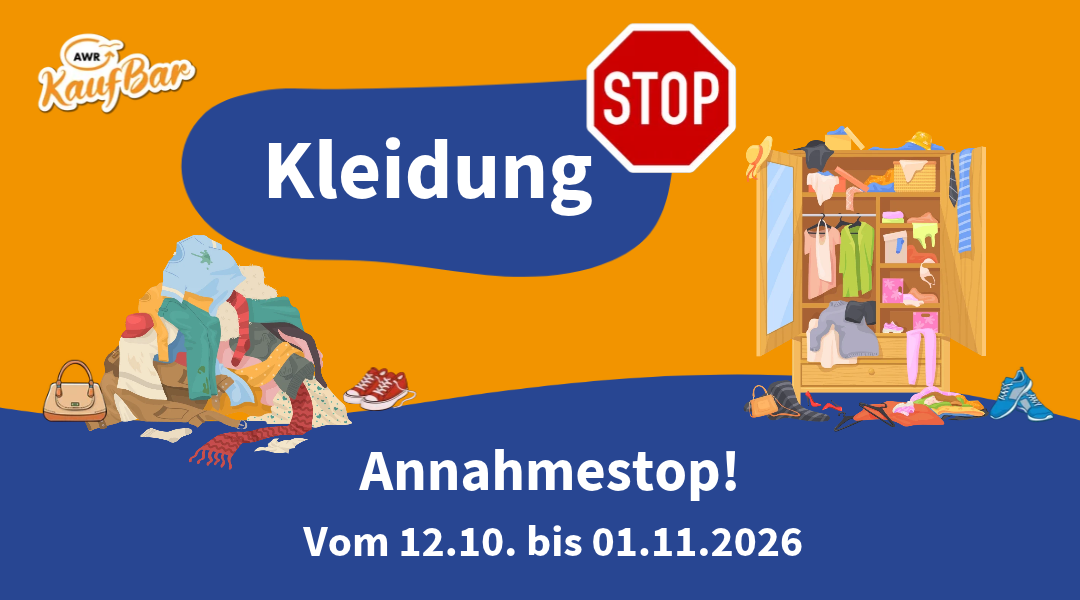 Annahmestop Kleidung