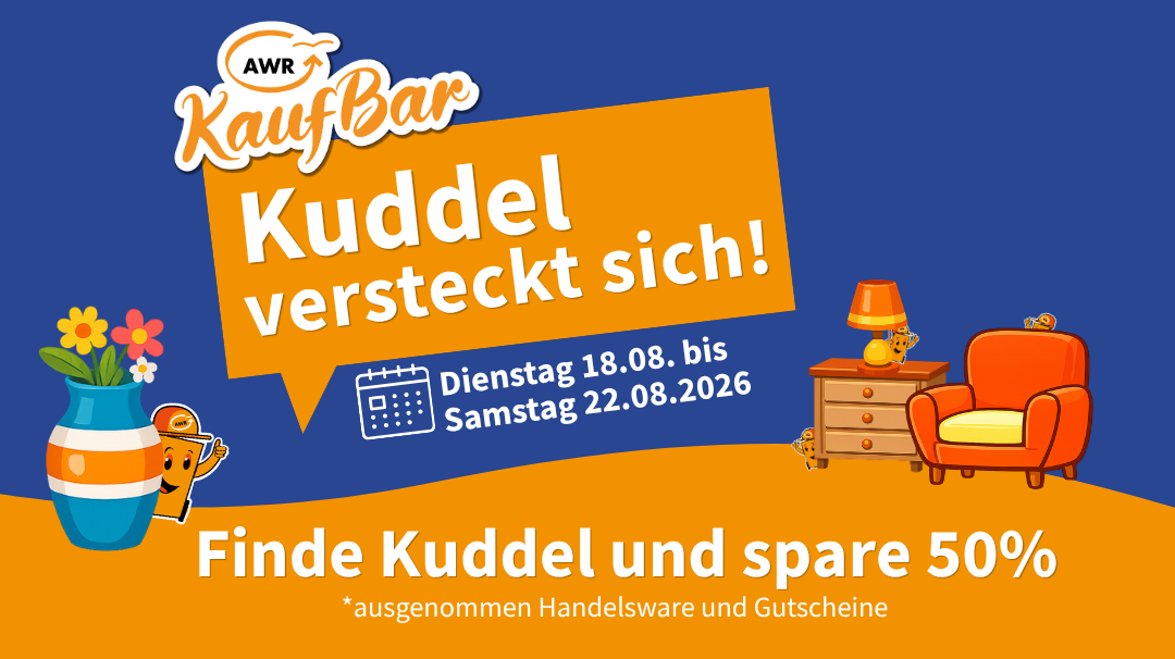 AWR-KaufBar-Aktion - Kuddel versteckt sich