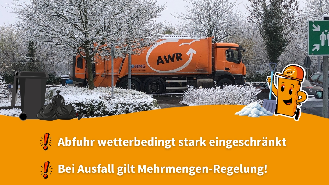 Symbolbild - Einschränkung Müllabfuhr im Winter